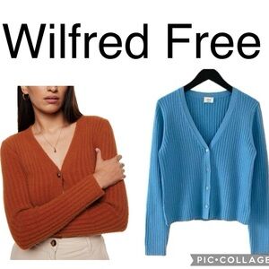 (R3) Wilfred Free
Hush knit cardigan, wool and cotton blend, size XL, women